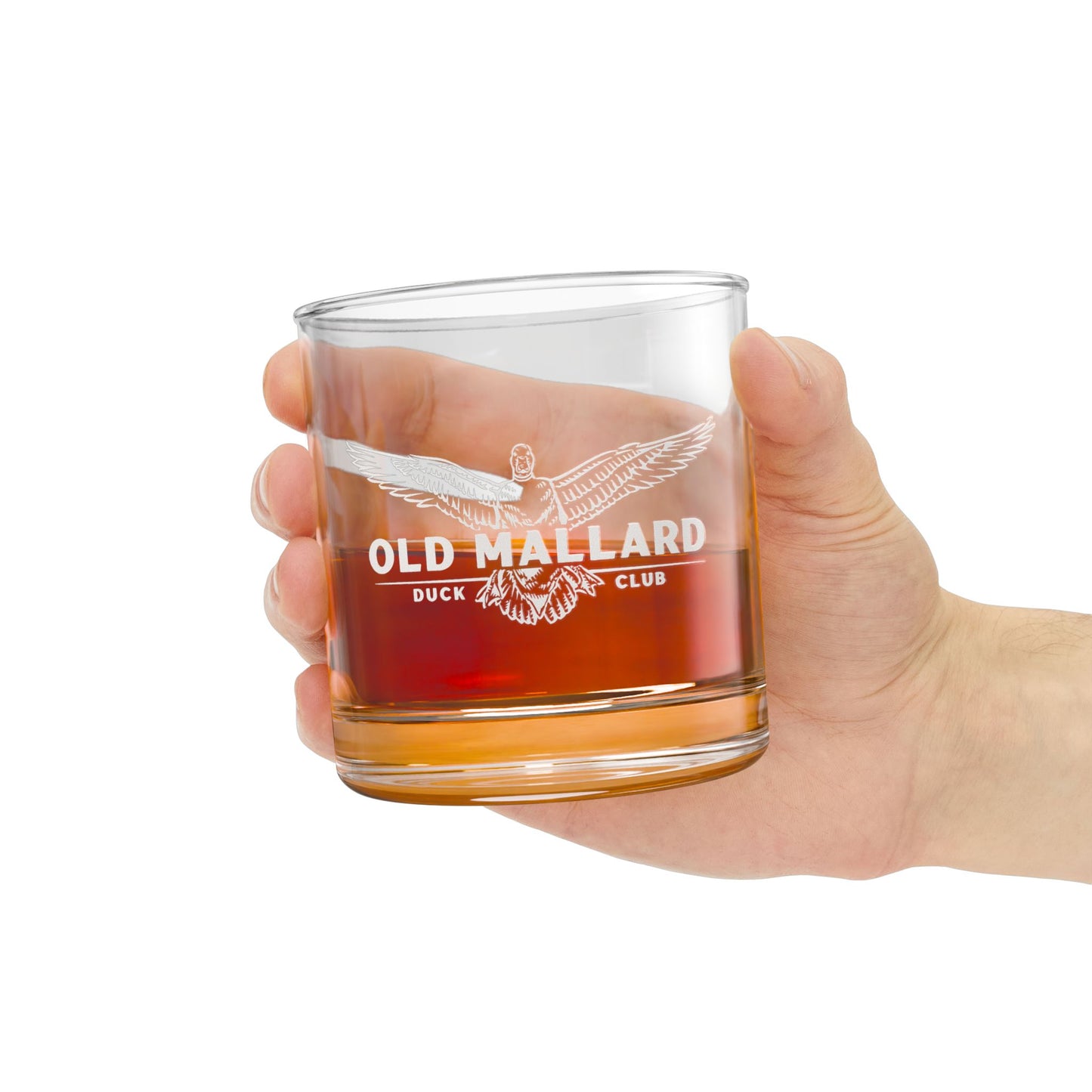 Old Mallard Duck Club Rocks Glass, 10oz