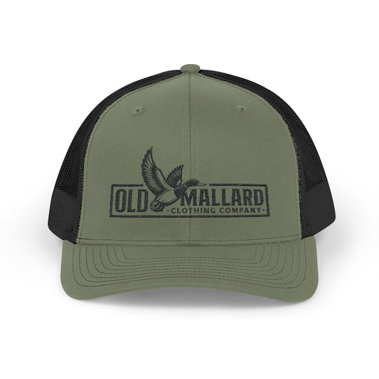 Old Mallard Trucker Cap with Old Mallard Logo