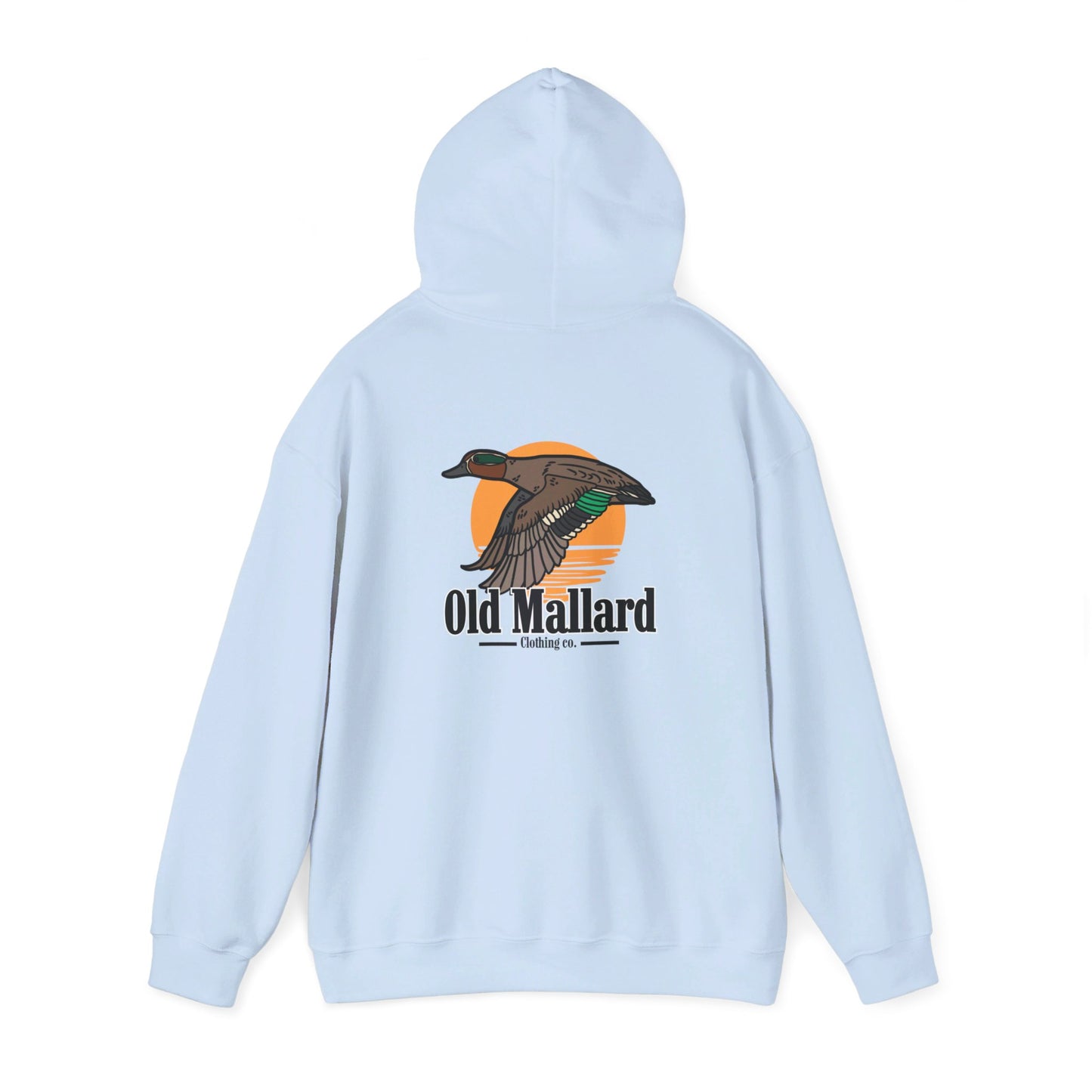 Green Wing Teal Hooded Sweatshirt