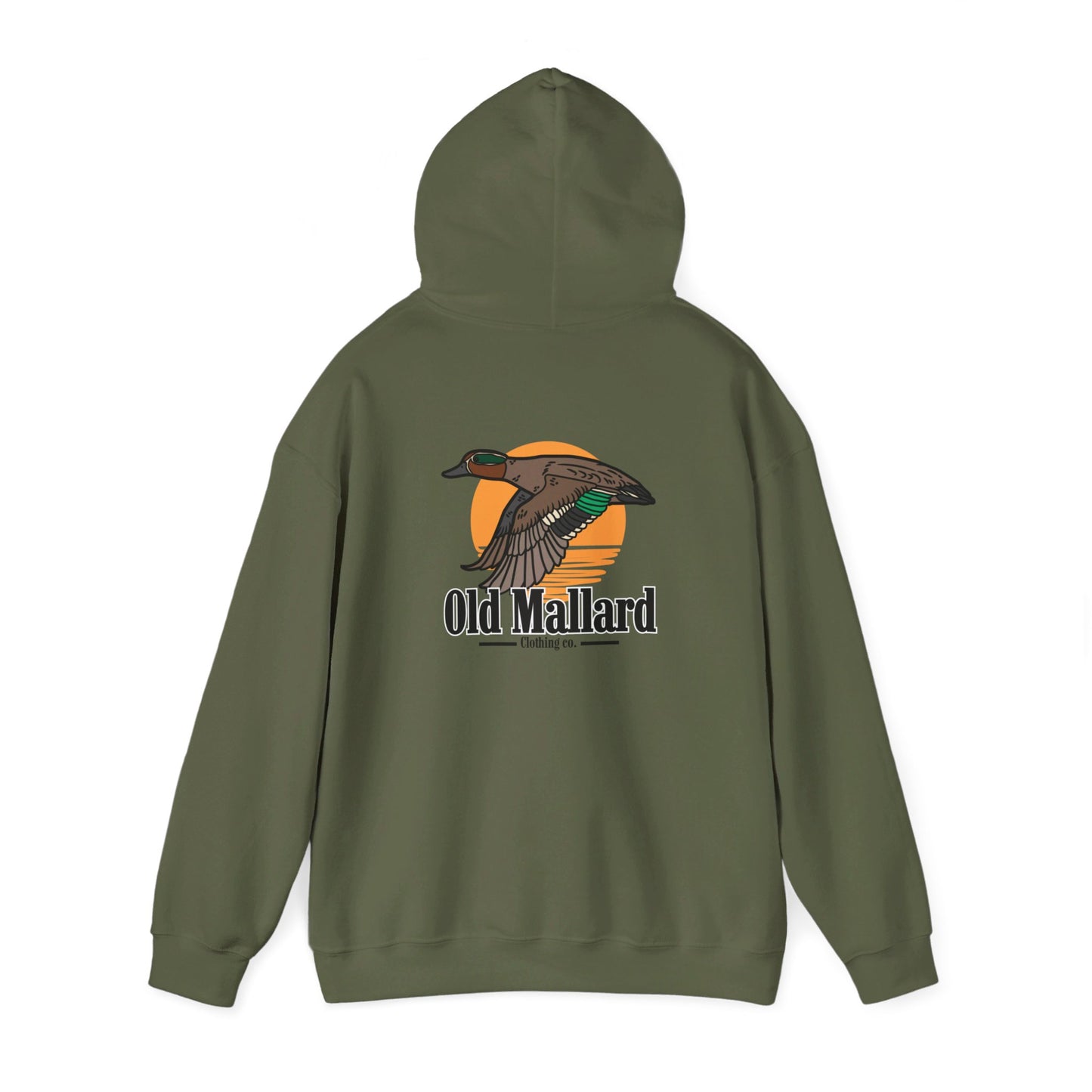 Green Wing Teal Hooded Sweatshirt